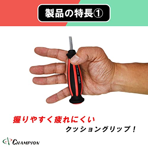 貫通ドライバー 2本セット (+1・-6.0)×75 No.NKB-55